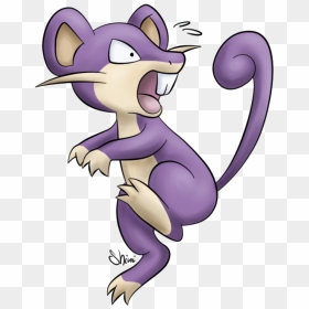 Rattata Transparent Wild - Pokemon Rattata Transperent Background, HD Png Download - rattata png