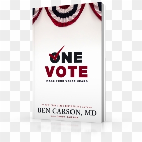 Onevotebookcover, HD Png Download - ben carson png