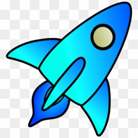 Rocket Black And White Images Transparent Image Clipart - Blue And White Rockets, HD Png Download - rockets png