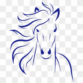 We Also Have A New Horse Named Quigley That Is Bein - Horse Head Silhouette, HD Png Download - caballo png
