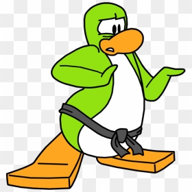 Image Result For Club Penguin Lime Green - Lime Green Club Penguin, HD Png Download - club penguin png