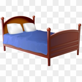 Free Bed Clipart Transparent, Download Free Clip Art, - Bed Clipart Png, Png Download - bedroom png