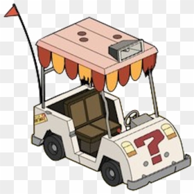Golf Cart Clipart , Png Download - Mystery Shack Golf Cart, Transparent Png - golf cart png