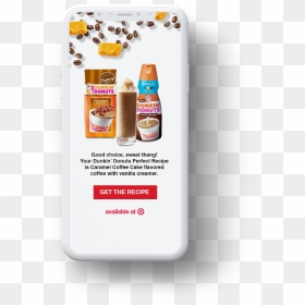 The Ad Helped Promote Dunkin Donuts Flavors While Allowing - Juice, HD Png Download - dunkin donuts png