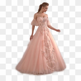 #prom #dress #pink #formal #gown #pinkaesthetic #aesthetic - Aesthetic Prom Dresses Png, Transparent Png - prom png