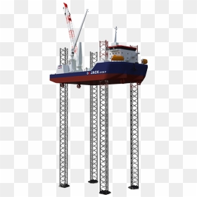 Survey Vessel, HD Png Download - oil rig png