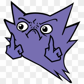 151kib, 900x961, Mean Look Haunter By Idarns-d5dvscl - Pokemon Meme, HD Png Download - haunter png