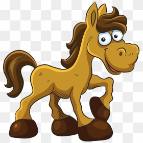 Interesting Juegos Infantiles De Caballos - Horse Cartoon Transparent Background, HD Png Download - caballo png