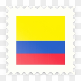 Postage Stamp Icon - Colombia Post Stamps Png, Transparent Png - colombian flag png