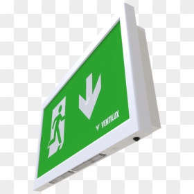 Multi Lux Iso White - Sign, HD Png Download - exit sign png