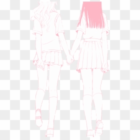 Download Cute Yuri Anime Girl Sticker Nanami Png Cute - Yuri, Transparent Png - yuri png