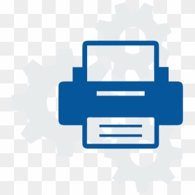 Manage Print Services - Managed Printing Icon Png, Transparent Png - print icon png