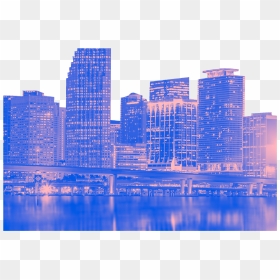 Skyline, HD Png Download - miami skyline png