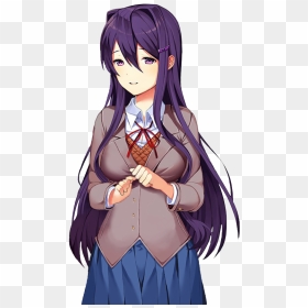 Doki Doki Literature Club, HD Png Download - yuri png