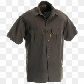Short Sleeve Traditional Safari Shirt, Serengeti 100% - Button, HD Png Download - pocket png