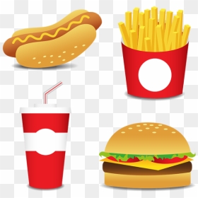 Royalty Free Download Fesat Food Icons Set Isolated - Fast Food Disegni, HD Png Download - food icons png