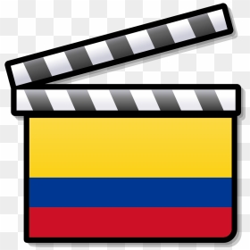 Silent Film Clipart, HD Png Download - colombian flag png