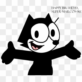 Felix Wishes To Me By Marcospower On - Felix The Cat, HD Png Download - felix the cat png