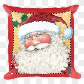 "big Santa Face - Mary Engelbreit Christmas, HD Png Download - santa face png