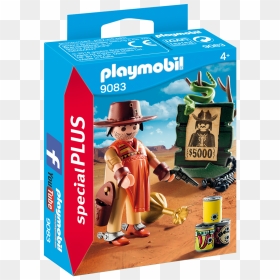 Cowboy With Wanted Poster Playmobil 9083 Thumbnails - Playmobil 9083, HD Png Download - wanted poster png