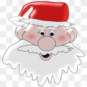 Transparent Vintage Santa Face Clipart - Christmas Day, HD Png Download - santa face png