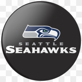 Seattle Seahawks Logo Popsockets Popgrip - Png Image Seattle Seahawks Png Logo, Transparent Png - seahawk logo png