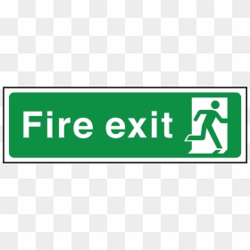 Fire Exit Sign"  Title="fire Exit Sign - Fire Exit Sign Small, HD Png Download - exit sign png