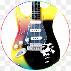 Jimi Hendrix Miniature Guitar Special Edition Selfie, - Jimi Hendrix Art, HD Png Download - jimi hendrix png