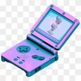 #vaporwave #game #gameboy #statur #vaporwaveaesthetic - Vaporwave Game Boy Png, Transparent Png - game boy png