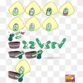 Click For Full Sized Image Peridot - Steven Universe Undertale Sprite, HD Png Download - peridot png