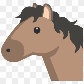 File - Emoji U1f434 - Svg - Caballo Emoji Android , - Horse Emoji, HD Png Download - caballo png