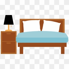 Bed Furniture Clipart - Bed Frame, HD Png Download - bedroom png
