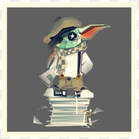Print Holiday2 - Nooligan Baby Yoda, HD Png Download - mystery png