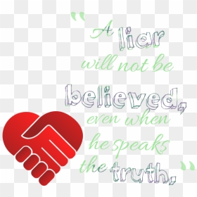 Truth Quotes Png Image Background - Hand, Transparent Png - truth png