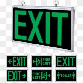 Sign, HD Png Download - exit sign png