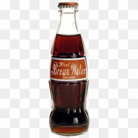 Brown Water & Diet Brown Water Are Semi-caramel Flavoured - Coke Bottle Png, Transparent Png - sodas png