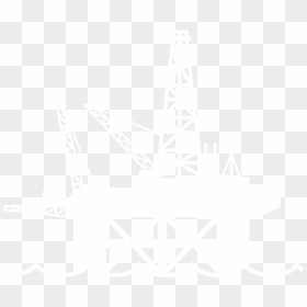 Oil And Gas Icon White, HD Png Download - oil rig png