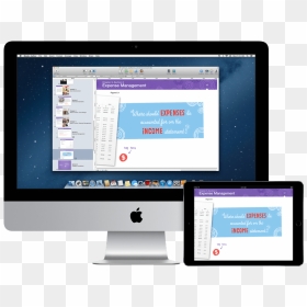 Transparent Ibooks Png - Mac And Ipad Png, Png Download - mac desktop png
