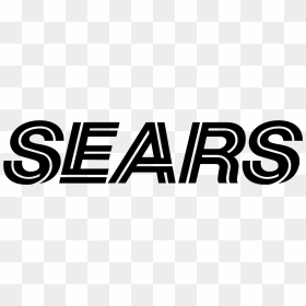 Sears Logo Black And White, HD Png Download - sears logo png