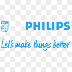 Philips Logo Png Transparent - Philips Let's Make Things Better, Png Download - philips logo png