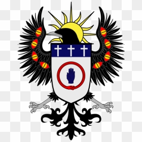 Oc2nd Attempt At Personal Coat Of Arms - Eagle Heraldry, HD Png Download - colombian flag png