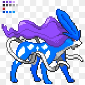 Suicune Pixel Art, HD Png Download - suicune png