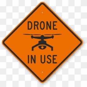 Road Work Ahead Sign, HD Png Download - drone icon png