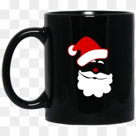 Santa Face, Santa Beard Mugs - Download, HD Png Download - santa face png