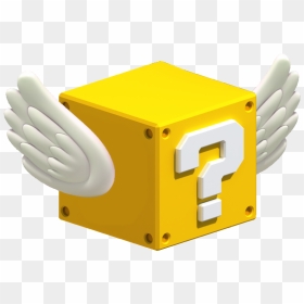 Flying Question Block - Mario Question Block Png, Transparent Png - mystery png