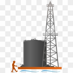 Oil N Gas Png, Transparent Png - oil rig png