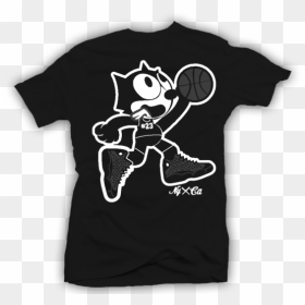 Felix The Cat Tee - Cartoon, HD Png Download - felix the cat png