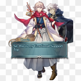 Corrin Saying “sir, This Is My Emotional Support Top - Corrin Fire Emblem Heroes, HD Png Download - corrin png