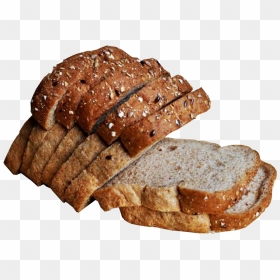 Wholemeal Bread Sliced Transparent Png Image - Bread Transparent Png, Png Download - bun png