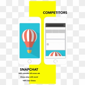 Hot Air Balloon, HD Png Download - snapchat screen png